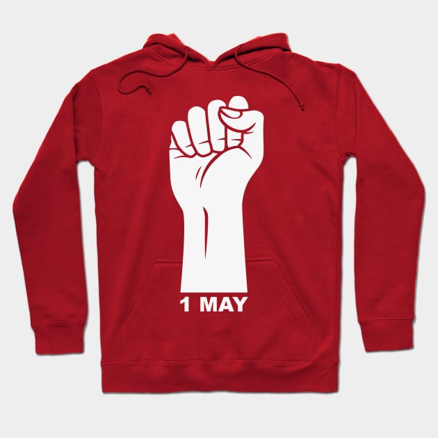1 May Labour Day Hoodie by JewelryArcade